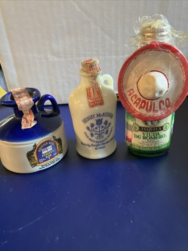 Mini liquor bottles empty - liquor,