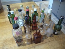 22 Vintage Miniature Alcohol