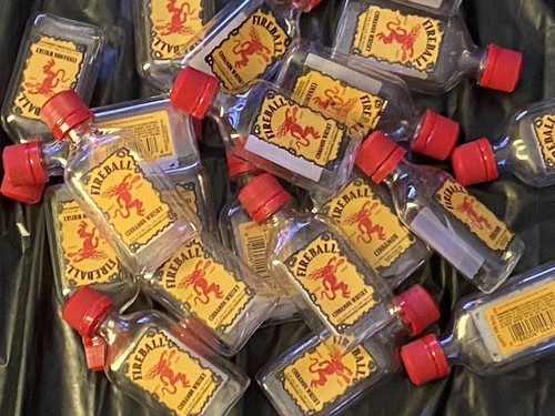 Fireball mini liquor bottles - mini,