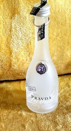 Miniature pravada vodka empty - miniature,