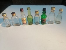 8x Vintage Miniature Empty