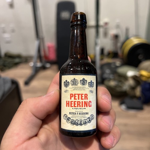 Empty antique peter heering - antique,