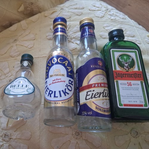Empty miniature alcohol - miniature,