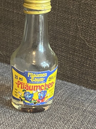 Miniature empty alcohol - empty, bottle